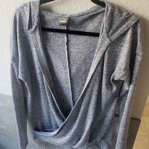 Never wore open front sweatshirt